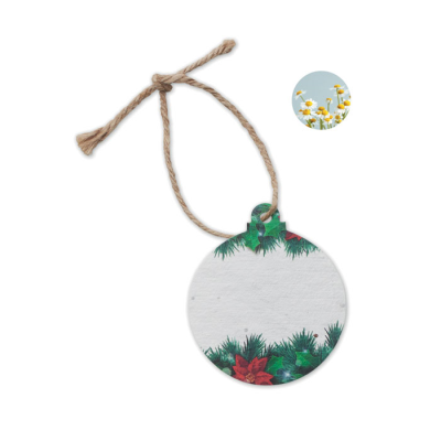 Picture of SEEDS PAPER XMAS ORNAMENT