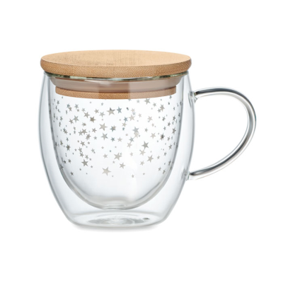 Picture of DOUBLE WALL BOROSILICATE MUG in White