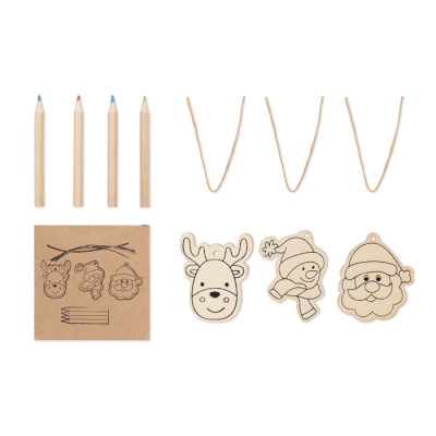 Picture of DRAWING WOOD ORNAMENTS SET