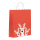 GIFT PAPER BAG LARGE in Red image 2