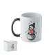 Picture of SEASONAL CERAMIC POTTERY MUG 300ML in Black