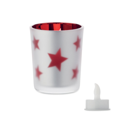 Picture of LED TEA LIGHT CANDLE in Red