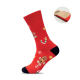 Picture of PAIR OF CHRISTMAS SOCKS M in Red