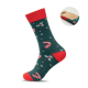 Picture of PAIR OF CHRISTMAS SOCKS M in Green
