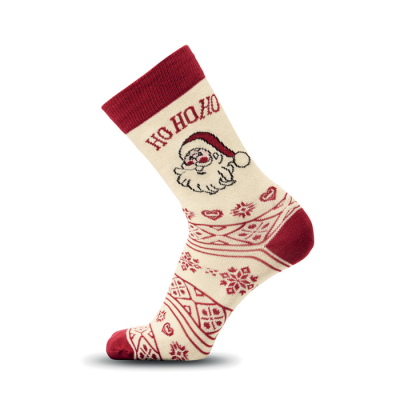 Picture of PAIR OF CHRISTMAS SOCKS M in Brown