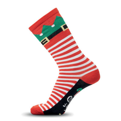 Picture of PAIR OF CHRISTMAS SOCKS L in Red