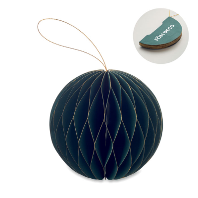 Picture of FOLDING XMAS BAUBLE HANGER in Green