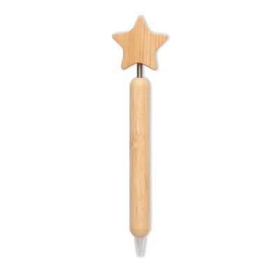 Picture of BAMBOO STAR BALL PEN in Brown