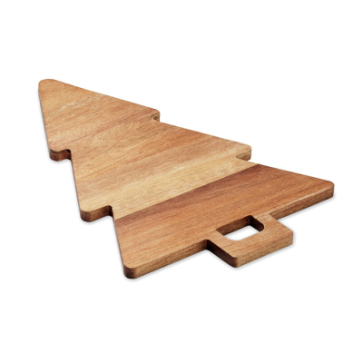Picture of ACACIA SERVING BOARD XMAS TREE in Brown