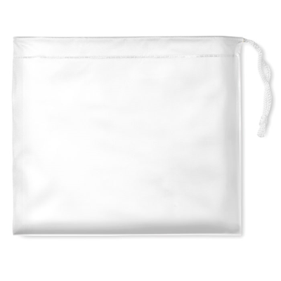 Picture of RAINCOAT in Pouch in White.