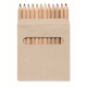 Picture of 12 COLOUR PENCIL SET SET in Brown