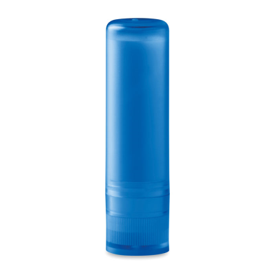 LIP BALM in Transparent Blue.