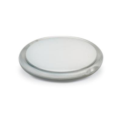 Picture of DOUBLE COMPACT LADIES HANDBAG MIRROR in Round Shape in Clear Transparent