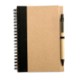 Picture of B6 RECYCLED NOTE BOOK with Pen in Black