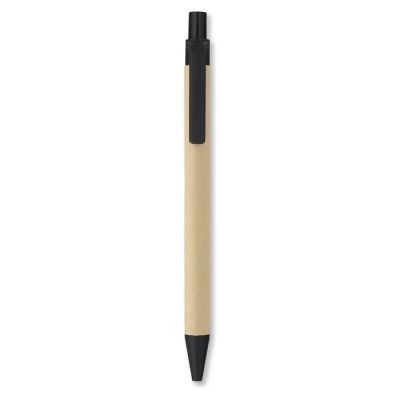 Picture of PAPER & CORN PLA BALL PEN in Black.