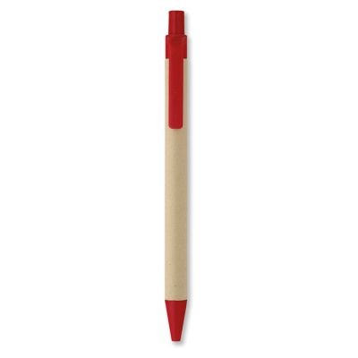 Picture of PAPER & CORN PLA BALL PEN in Red.
