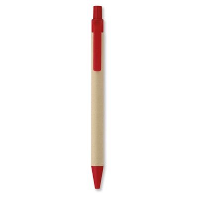 PAPER & CORN PLA BALL PEN in Red.