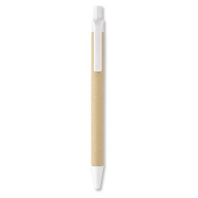 Picture of PAPER & CORN PLA BALL PEN in White