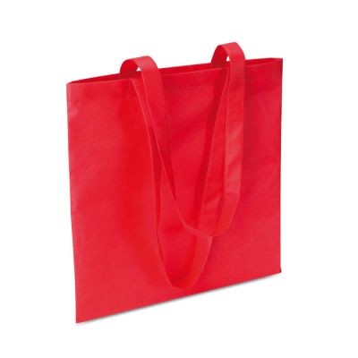 Picture of 80GR & M² NONWOVEN SHOPPER TOTE BAG in Red.