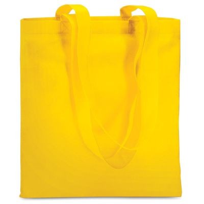 Picture of 80GR & M² NONWOVEN SHOPPER TOTE BAG in Yellow.