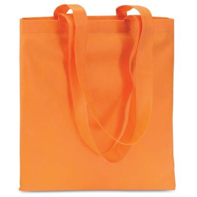 Picture of 80GR & M² NONWOVEN SHOPPER TOTE BAG in Orange.