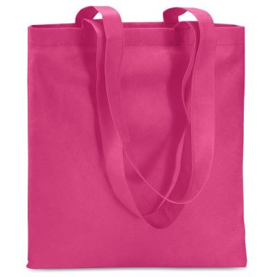 80GR & M² NONWOVEN SHOPPER TOTE BAG in Fuchsia.