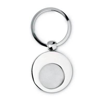 Picture of METAL KEYRING with Token in Silver