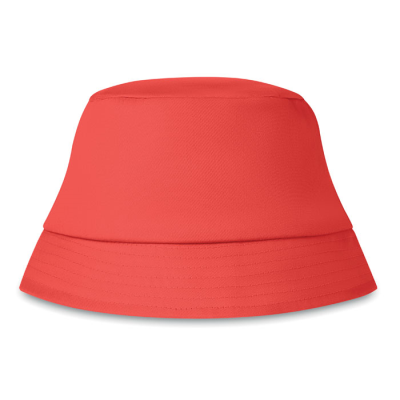 Picture of COTTON SUN HAT 160G in Red.