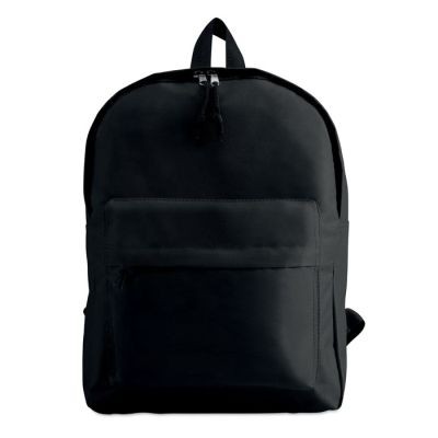 Picture of 600D POLYESTER BACKPACK RUCKSACK in Black