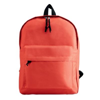 Picture of 600D POLYESTER BACKPACK RUCKSACK in Red