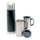 Picture of INSULATION FLASK with 2 Mug Set in Black