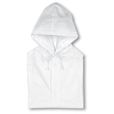 Picture of PVC RAINCOAT with Hood in White