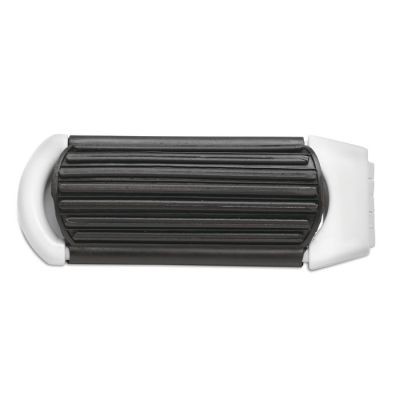 Picture of FOLDING HAIRBRUSH with Mirror in White.