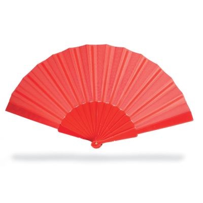 Picture of MANUAL HAND FAN in Red.