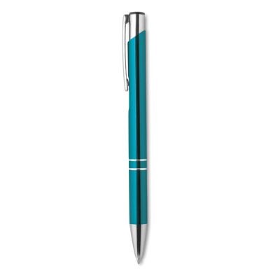 Picture of PUSH BUTTON PEN with Black Ink in Turquoise