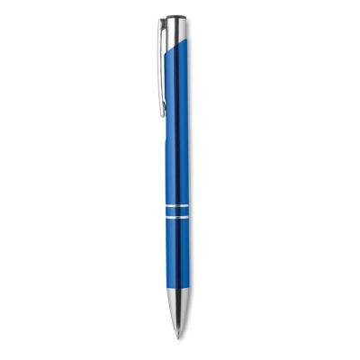 Picture of PUSH BUTTON PEN with Black Ink in Royal Blue.