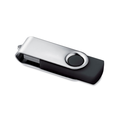 Picture of TECHMATE, USB FLASH 4GB in Black.