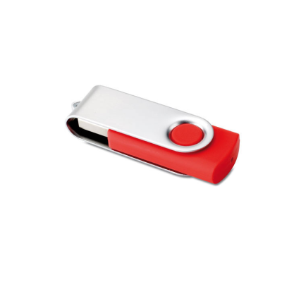 Picture of TECHMATE, USB FLASH 4GB in Red.