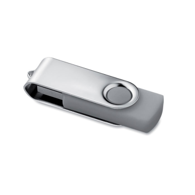 Picture of TECHMATE, USB FLASH 4GB in Grey.