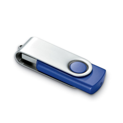 Picture of TECHMATE, USB FLASH 4GB in Blue.