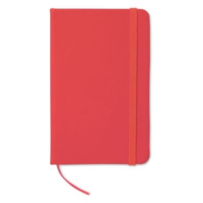 Picture of A6 NOTE BOOK 96 LINED x SHEET in Red.