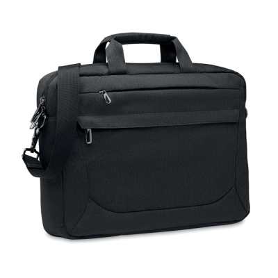 Picture of 600 RPET LAPTOP BAG in Black