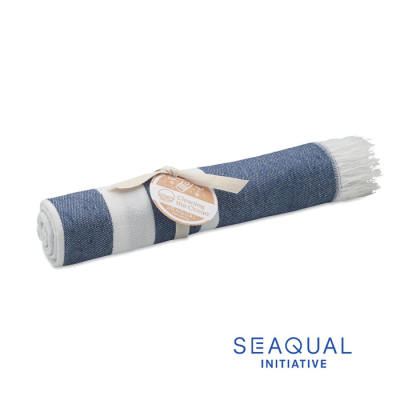 Picture of SEAQUAL® HAMMAM TOWEL 100X170 in Blue.