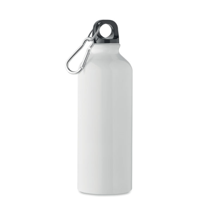 Picture of RECYCLED ALUMINIUM METAL BOTTLE 500ML in White