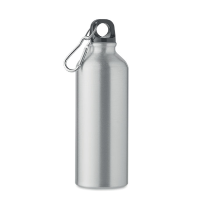 Picture of RECYCLED ALUMINIUM METAL BOTTLE 500ML in Silver.