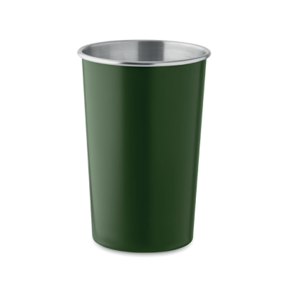 Picture of RECYCLED STAINLESS STEEL METAL CUP in Dark Green