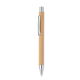 Picture of RECYCLED PAPER PUSH BALL PEN in Brown