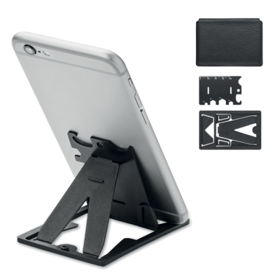 Picture of MULTITOOL POCKET PHONE STAND in Black