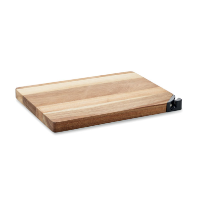 Picture of ACACIA WOOD CUTTING BOARD in Brown.