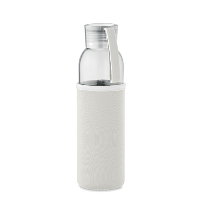 Picture of RECYCLED GLASS BOTTLE 500 ML in Brown.